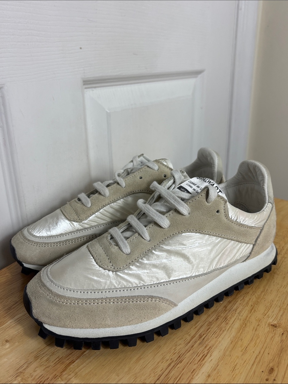 COMME des GARÇONS x SPALWART Pitch Low Sneakers Beige neutral size 37 /6.5